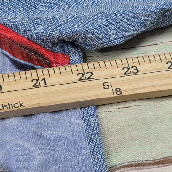 Robert Graham London Bulldog Print Long Sleeve Shirt M Cotton Casual Mens - Picture 8 of 9